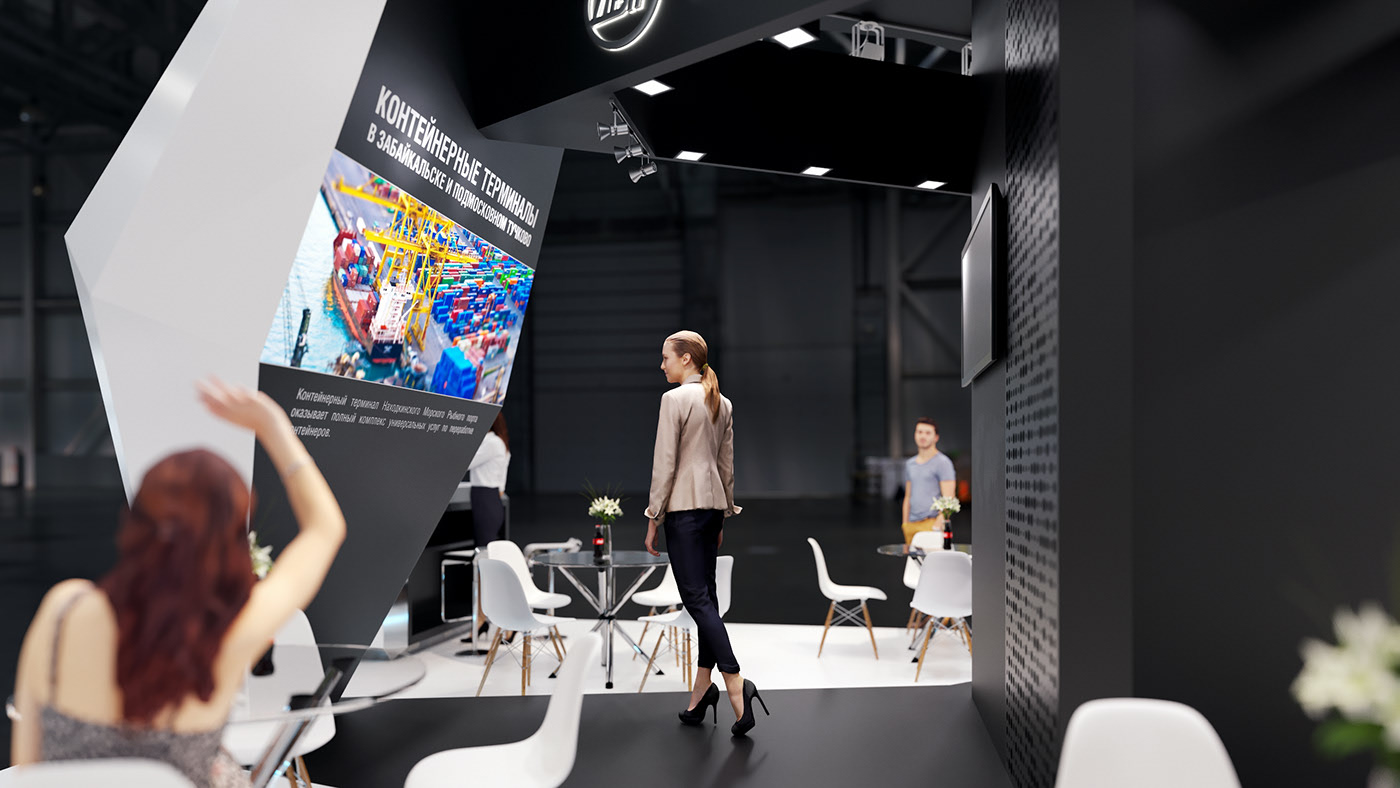 國外展臺設(shè)計(jì)效果圖