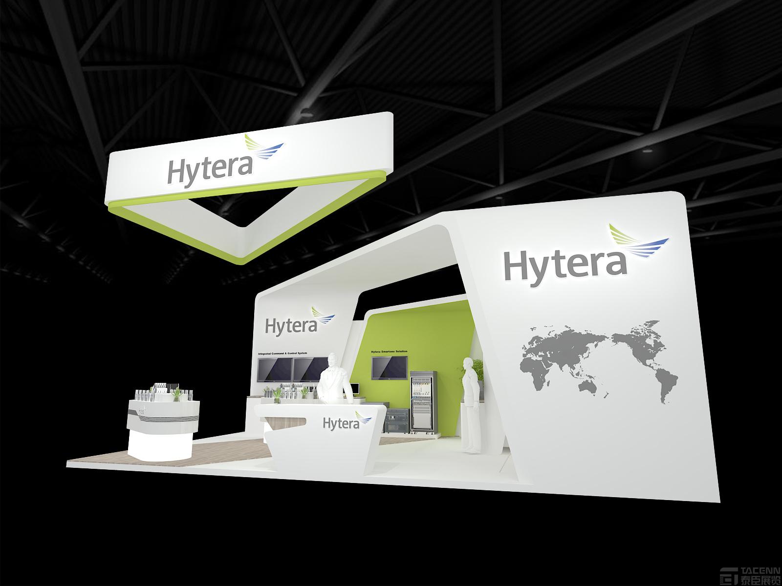 海能達(dá)Hytera展臺設(shè)計(jì)方案