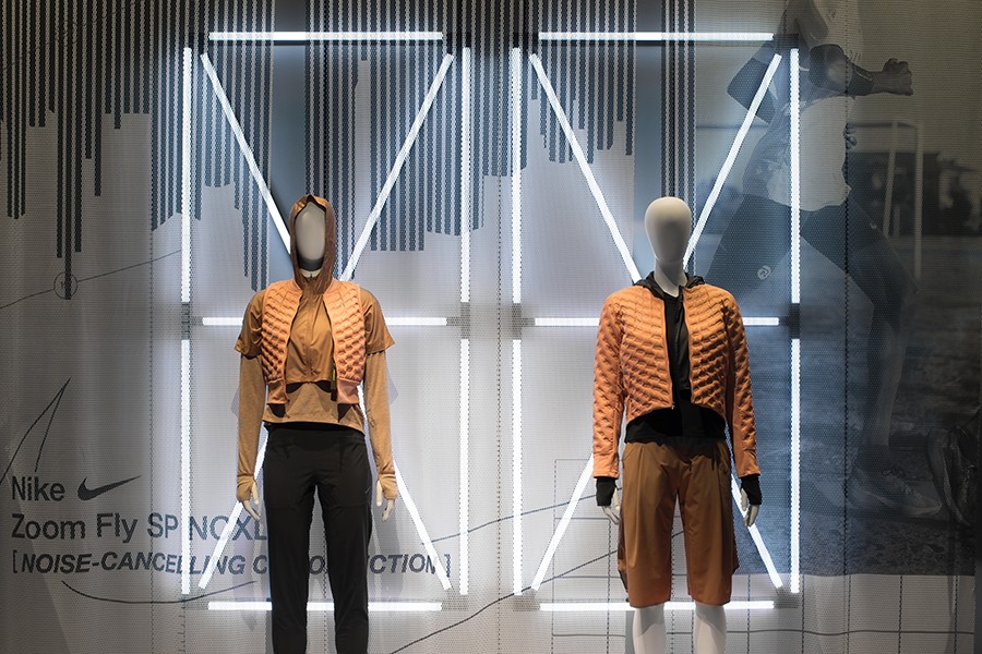 耐克展臺(tái)設(shè)計(jì)體驗(yàn)館